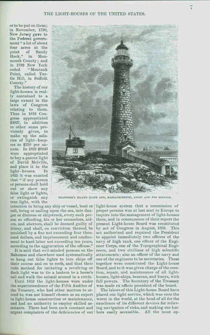 The Light-houses of the United States in 1874. vist0086d